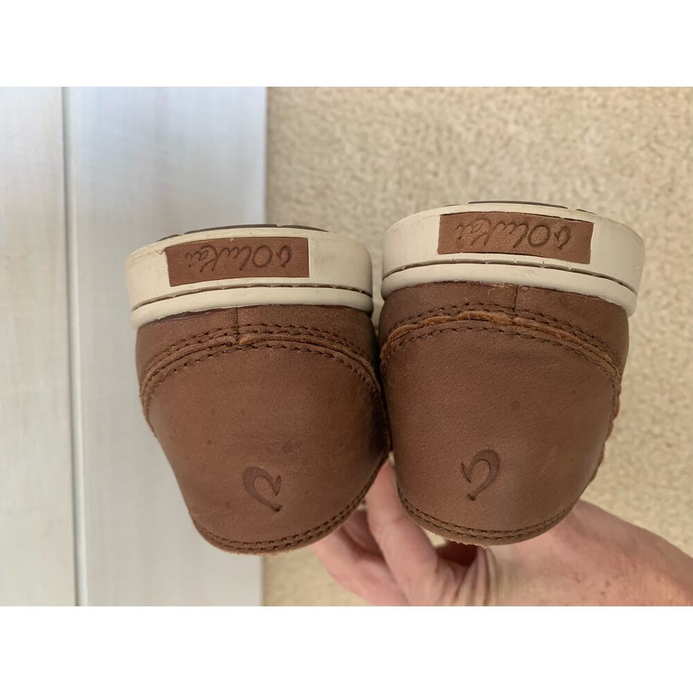 Olukai Women’s brown leather shoes sneakers 6.5 EUC - Picture 4 of 9